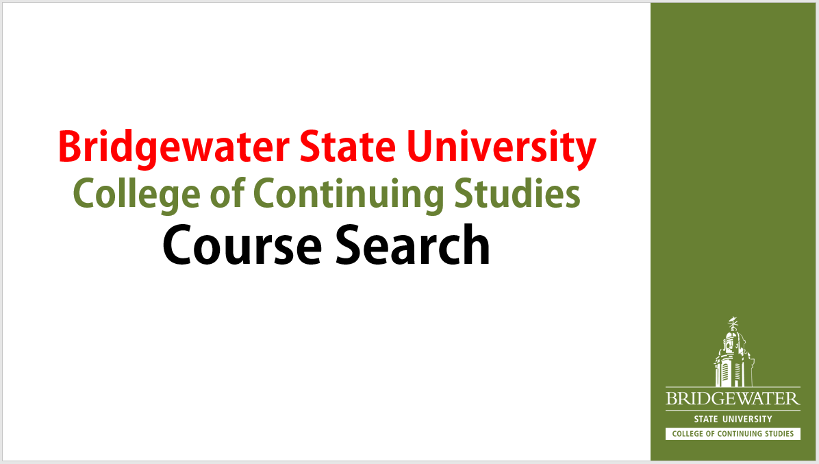 CS Summer, Online registration BSU Continuing Studies